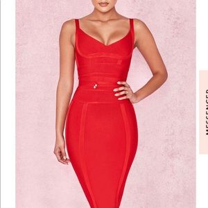 House of CB Belice Red Dress Medium 🔥